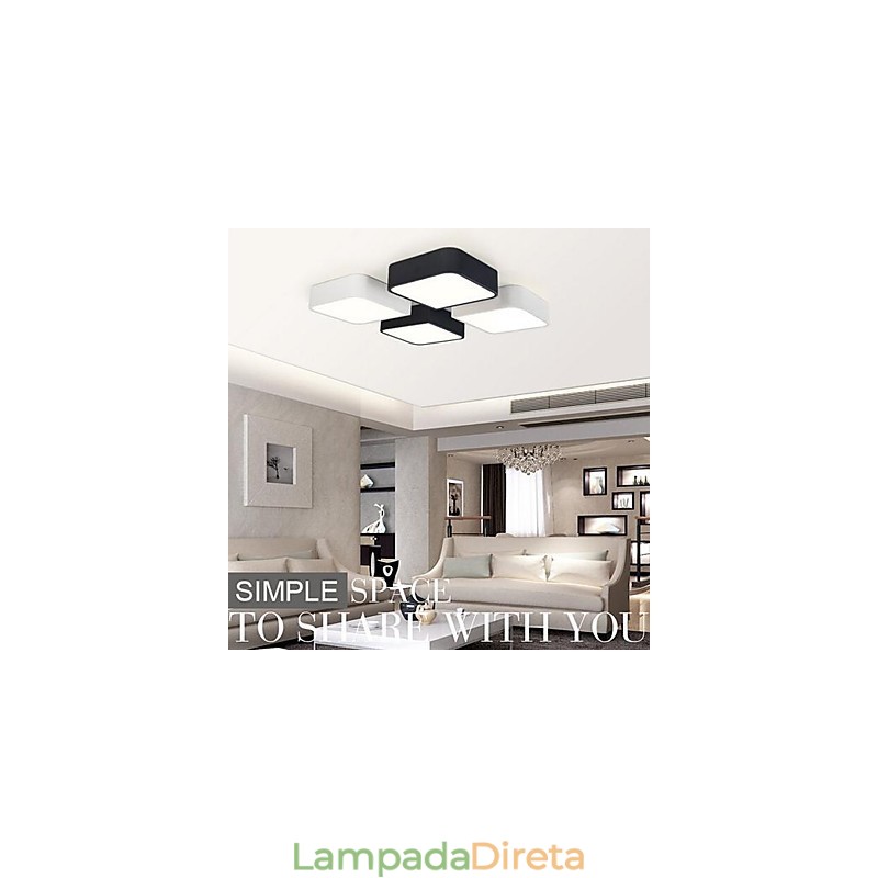 Luminária de parede de metal com pintura contemporânea moderna