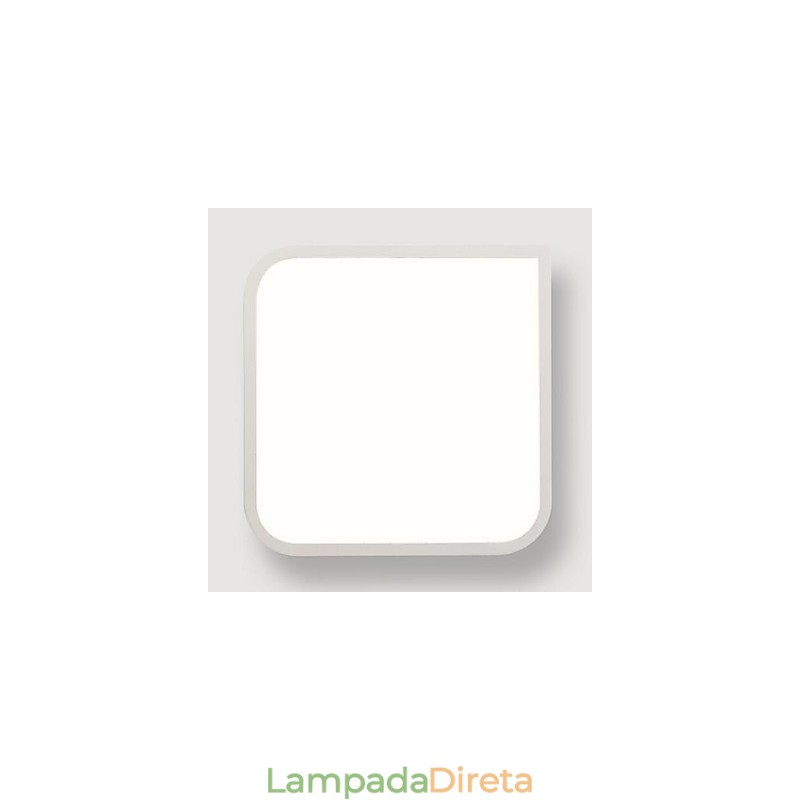 Luminária de parede de metal com pintura contemporânea moderna