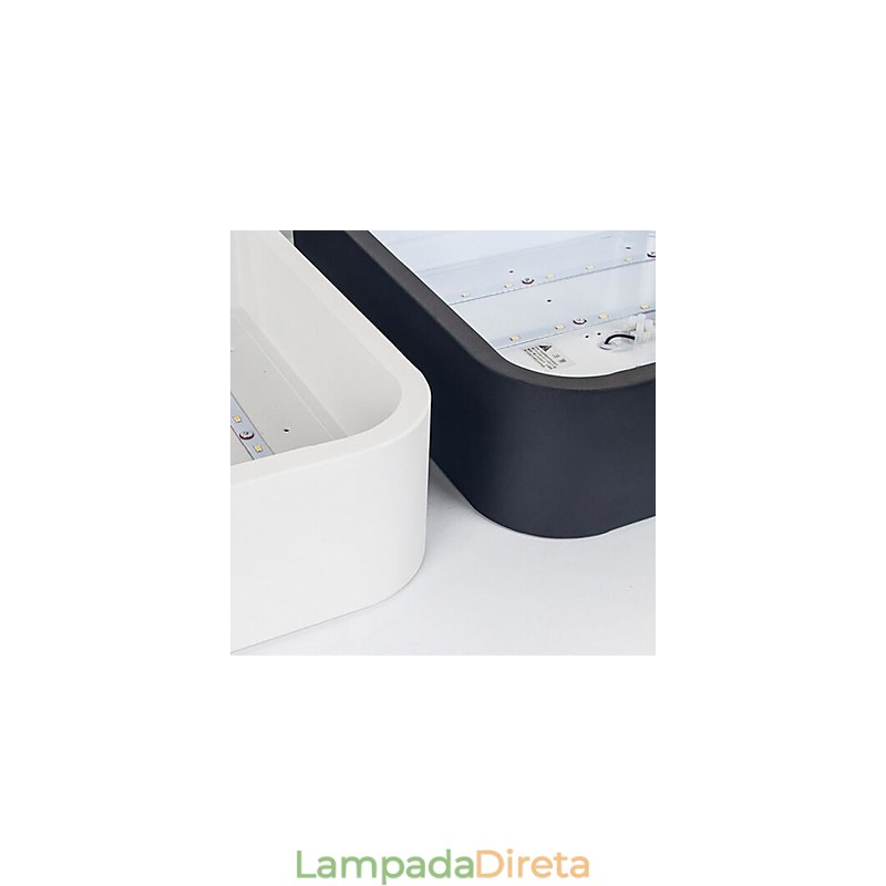 Luminária de parede de metal com pintura contemporânea moderna