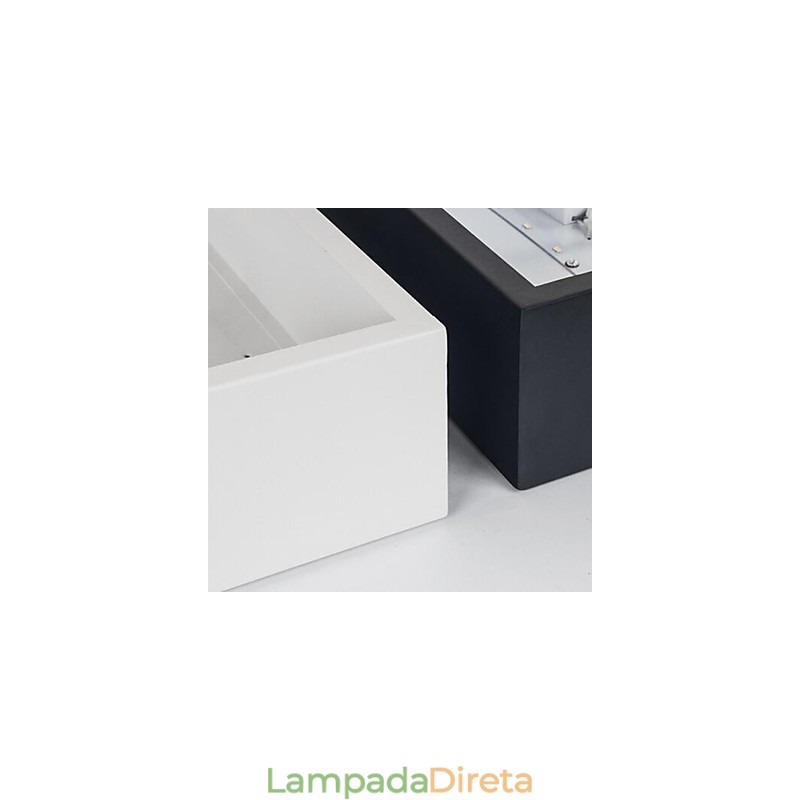 Luminária de parede de metal com pintura contemporânea moderna