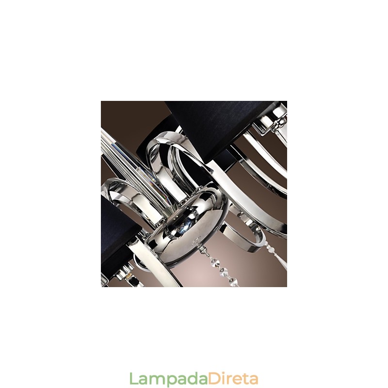 Lustre moderno contemporâneo tradicional clássico rústico chalé vintage country island metal cromado