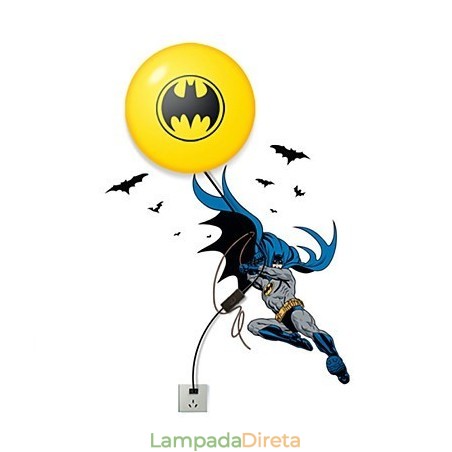 Moda criativa Batman papel de parede faça você mesmo bastão de parede pequena lâmpada noturna luzes de parede Moda criativa Batman papel de parede faça você mesmo bastão de parede pequena lâmpada noturna luzes de parede