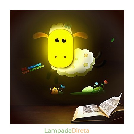 9*6*Diversão para brincar com espírito criativo controle de luz inteligente pequena luz noturna crianças lâmpada de parede luzes 9*6*Diversão para brincar com espírito criativo controle de luz inteligente pequena luz noturna crianças lâmpada de parede luzes