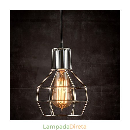 Pendente criativo estilo americano 1 luz Pendente criativo estilo americano 1 luz