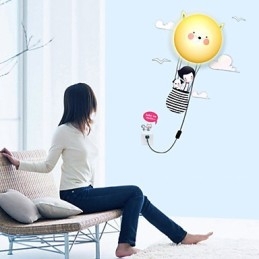 Apliques de parede Moderno Contemporâneo Criativo 3D Papel de parede Luminária de parede Luz