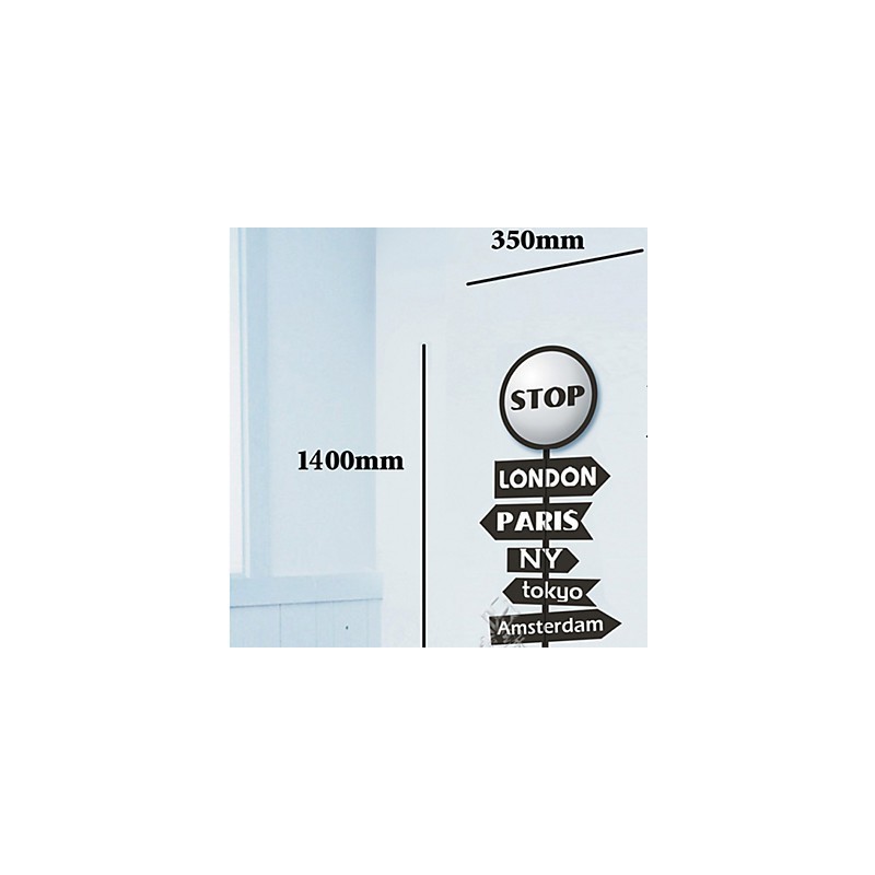 Pare a letra de plástico resistente a altas temperaturas e luz de parede criativa 3D papel de parede lâmpada de parede