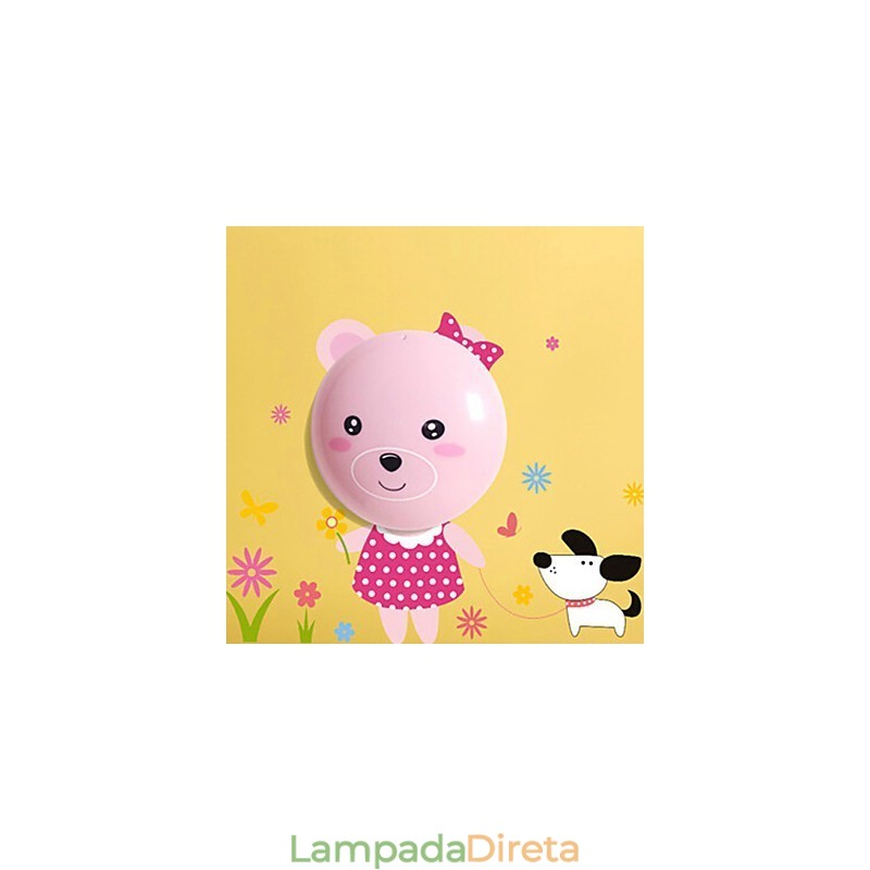 Adesivos de parede urso luz ativada inteligente indução elétrica smetope adorno lâmpada de parede