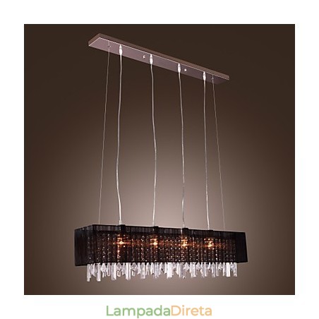 Ilha moderna contemporânea cristal outros metal pingente luz Ilha moderna contemporânea cristal outros metal pingente luz
