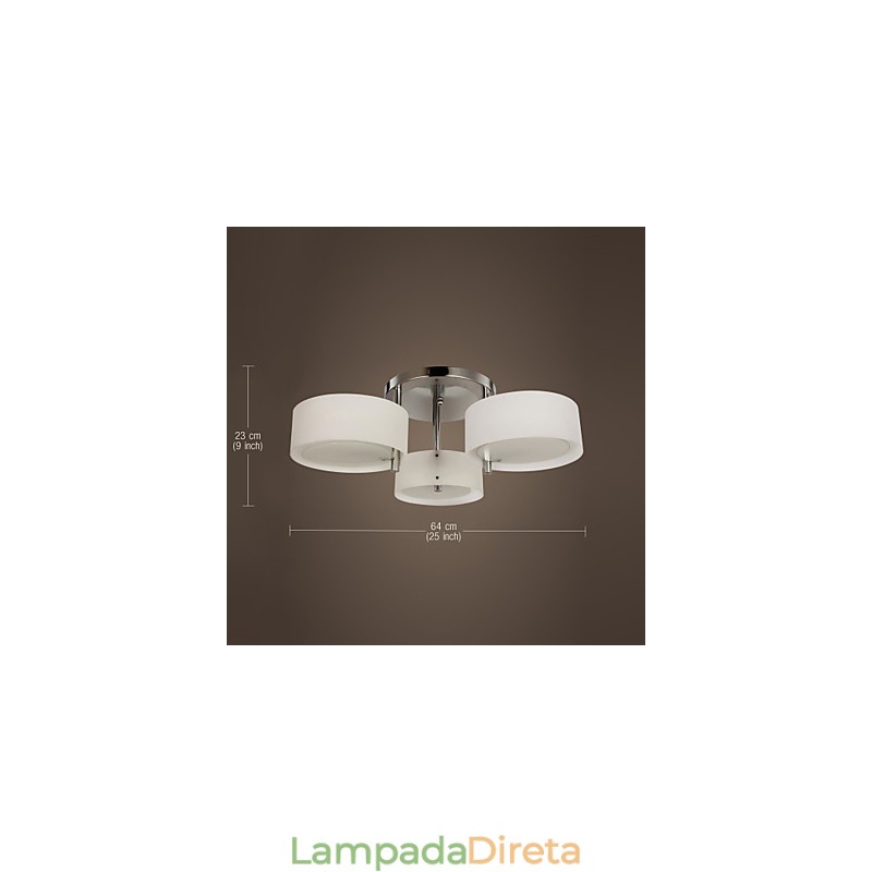 Lustre Modern Living 3 Luzes