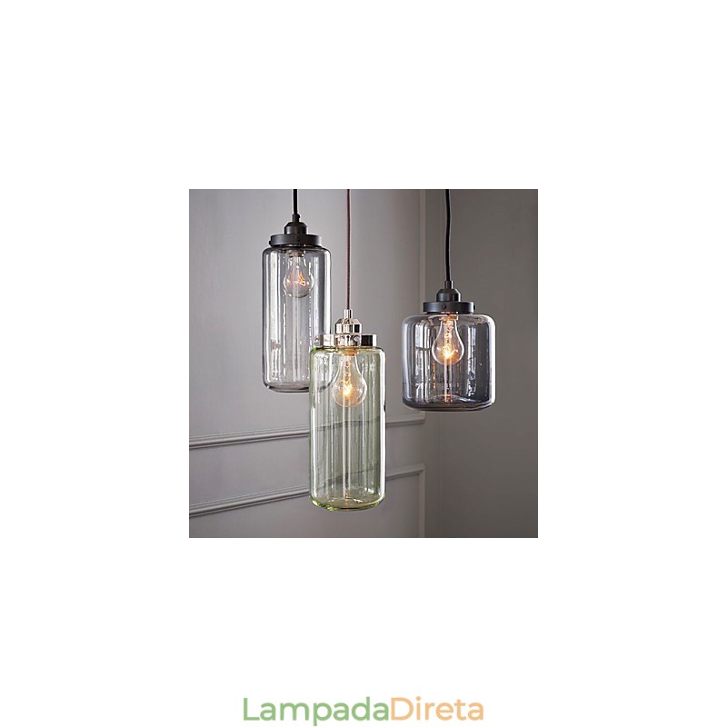 Luminária pendente vintage clássica tradicional
