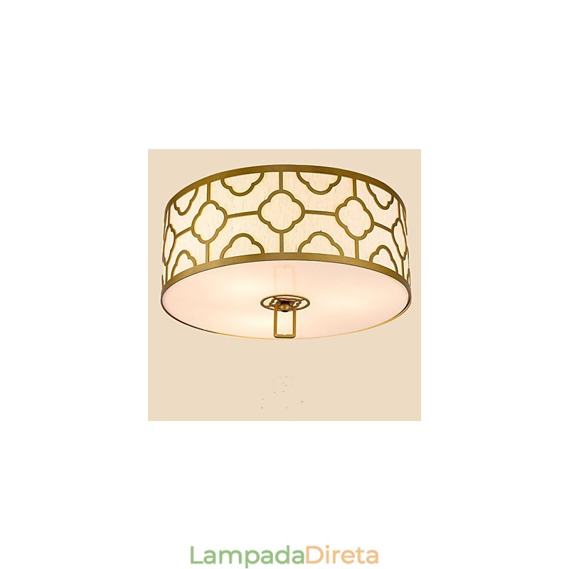 Iluminação de teto estilo chinês simplicidade moderna