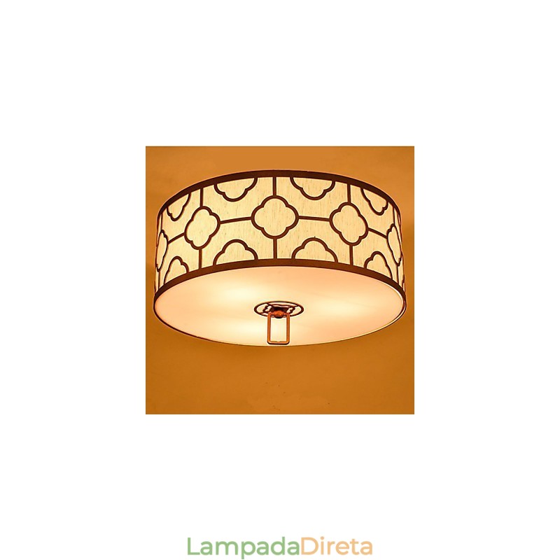 Iluminação de teto estilo chinês simplicidade moderna