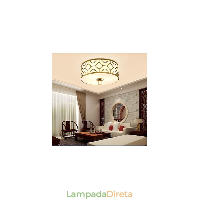 Iluminação de teto estilo chinês simplicidade moderna
