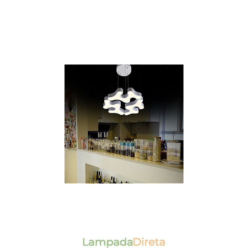 Luminária pendente moderna contraída de metal de alta qualidade