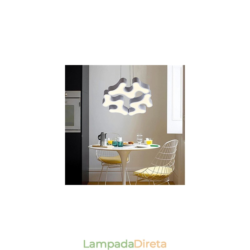 Luminária pendente moderna contraída de metal de alta qualidade