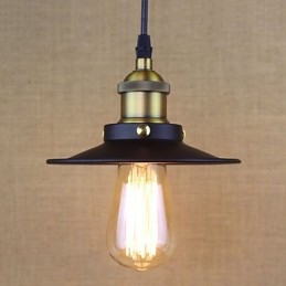 Luminária pendente pequena simples retrô industrial estilo country americano ultra miniatura
