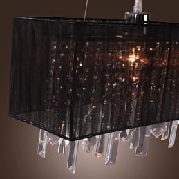 Ilha moderna contemporânea cristal outros metal pingente luz