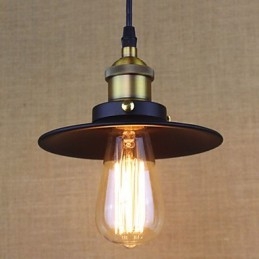 Luminária pendente pequena simples retrô industrial estilo country americano ultra miniatura