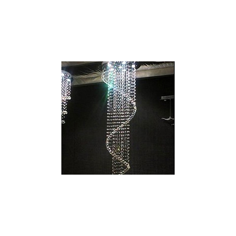 Lustre de Cristal Luxo Moderno 4 Luzes