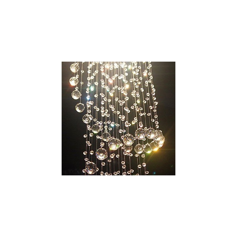 Lustre de Cristal Luxo Moderno 4 Luzes