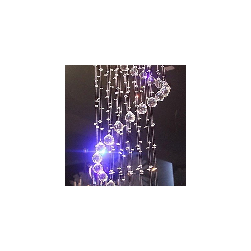 Lustre de Cristal Luxo Moderno 4 Luzes