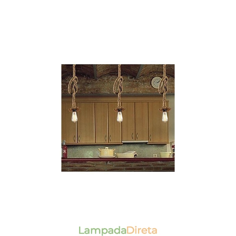 Tradicional Clássico Rústico Lodge Vintage Country Retro Pendente Luz