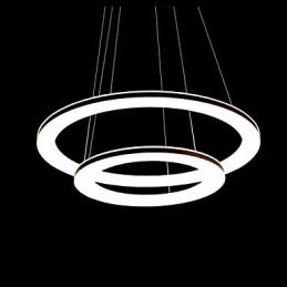 Luminária pendente de metal contemporânea moderna