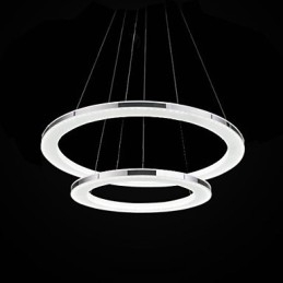 Luminária pendente de metal contemporânea moderna
