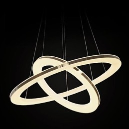 Luminária pendente de metal contemporânea moderna