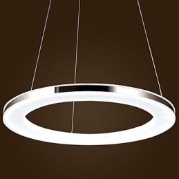 Luminária pendente de metal contemporânea moderna