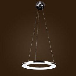 Luminária pendente de metal contemporânea moderna