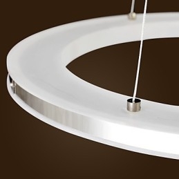 Luminária pendente de metal contemporânea moderna