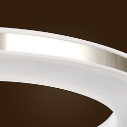 Luminária pendente de metal contemporânea moderna