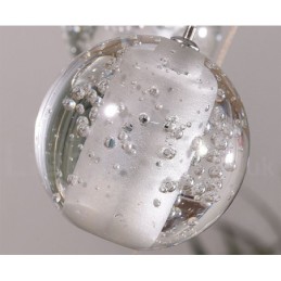 Luminária pendente de bola de cristal Meteorer de palco de engenharia criativa