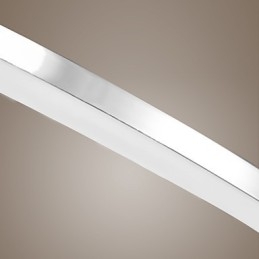 Luminária pendente de design moderno, de acrílico de alta qualidade, com anel único