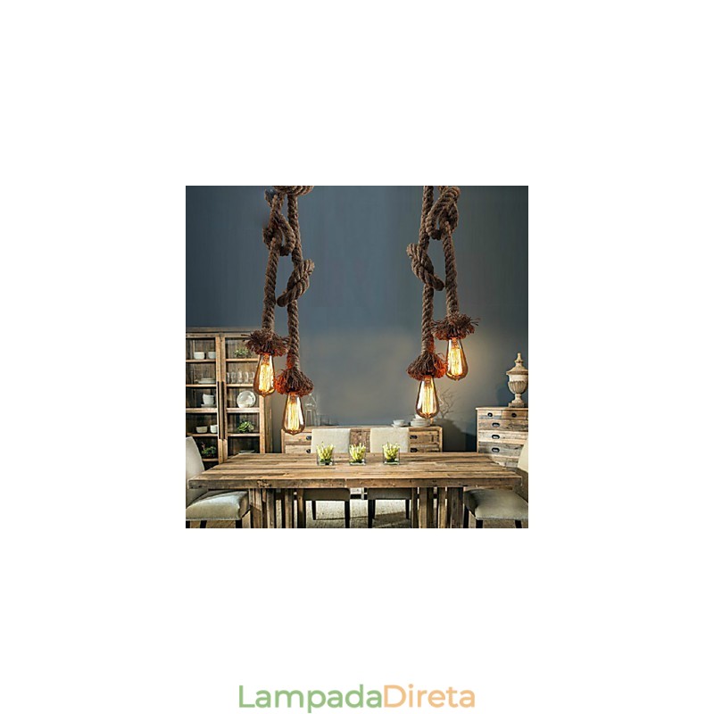 Luminárias pendentes 2 luzes Vento industrial restaurando formas antigas é o balcão de café criativo droplight