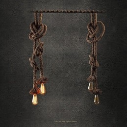 Luminárias pendentes 2 luzes Vento industrial restaurando formas antigas é o balcão de café criativo droplight