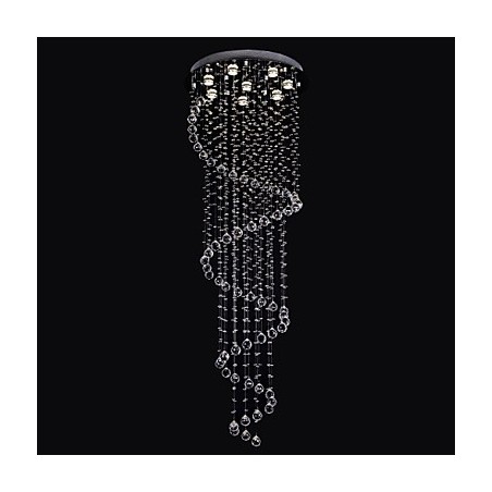 Lustre de luxo moderno cristal 8 luzes Lustre de luxo moderno cristal 8 luzes