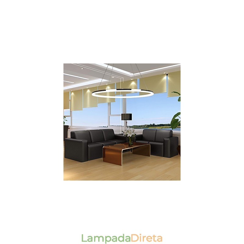Luminária pendente de metal galvanizado estilo mini contemporâneo moderno