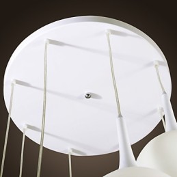 Luminária pendente moderna contemporânea com globo galvanizado