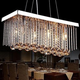 Lustre moderno contemporâneo tradicional clássico de cristal e metal para crianças