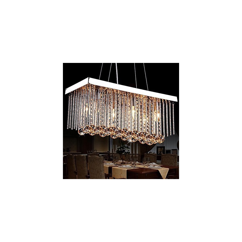 Lustre moderno contemporâneo tradicional clássico de cristal e metal para crianças