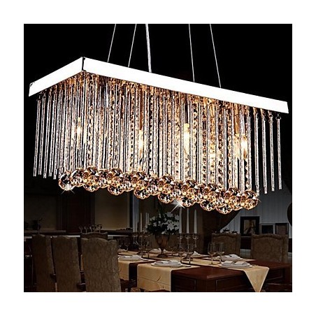 Lustre moderno contemporâneo tradicional clássico de cristal e metal para crianças Lustre moderno contemporâneo tradicional clássico de cristal e metal para crianças