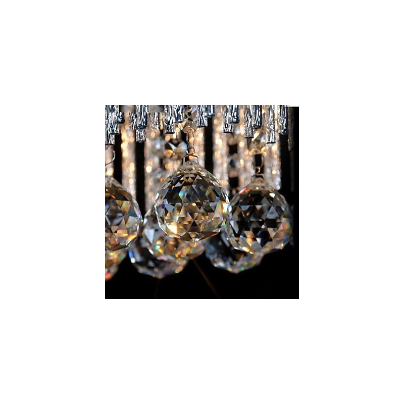 Lustre moderno contemporâneo tradicional clássico de cristal e metal para crianças
