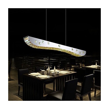 Luminária pendente de cristal Luminária pendente de metal cromado Cristal âmbar ou transparente Luminária pendente de cristal Luminária pendente de metal cromado Cristal âmbar ou transparente