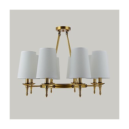 Família de luminárias pendentes com design decorativo contemporâneo moderno de 8 luzes Família de luminárias pendentes com design decorativo contemporâneo moderno de 8 luzes