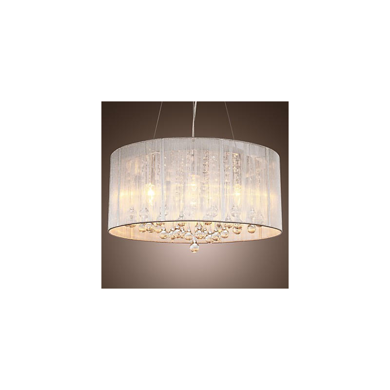 Pendente Tambor Moderno 4 Luzes