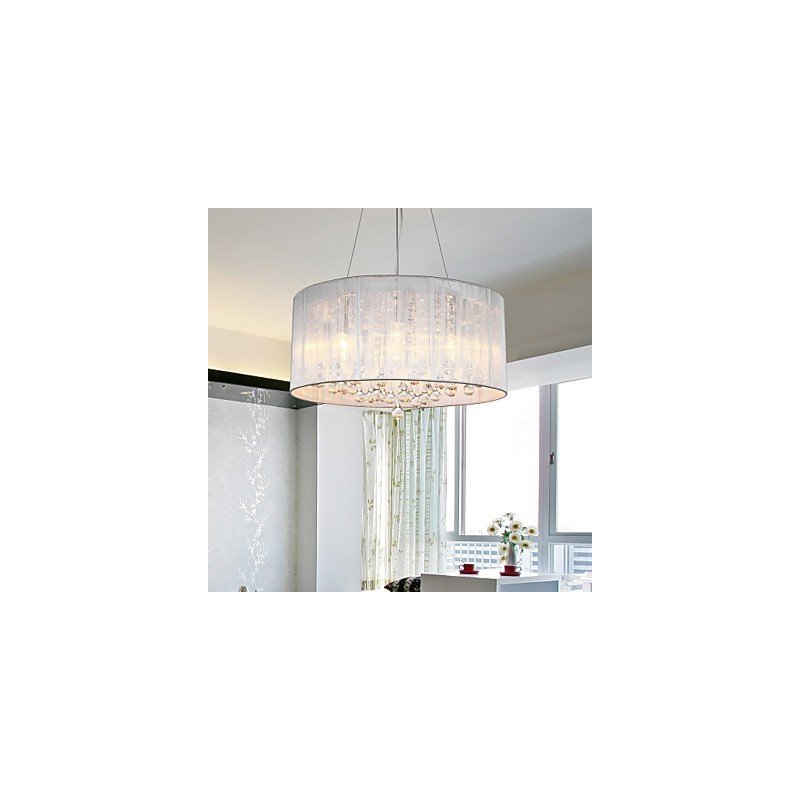 Pendente Tambor Moderno 4 Luzes
