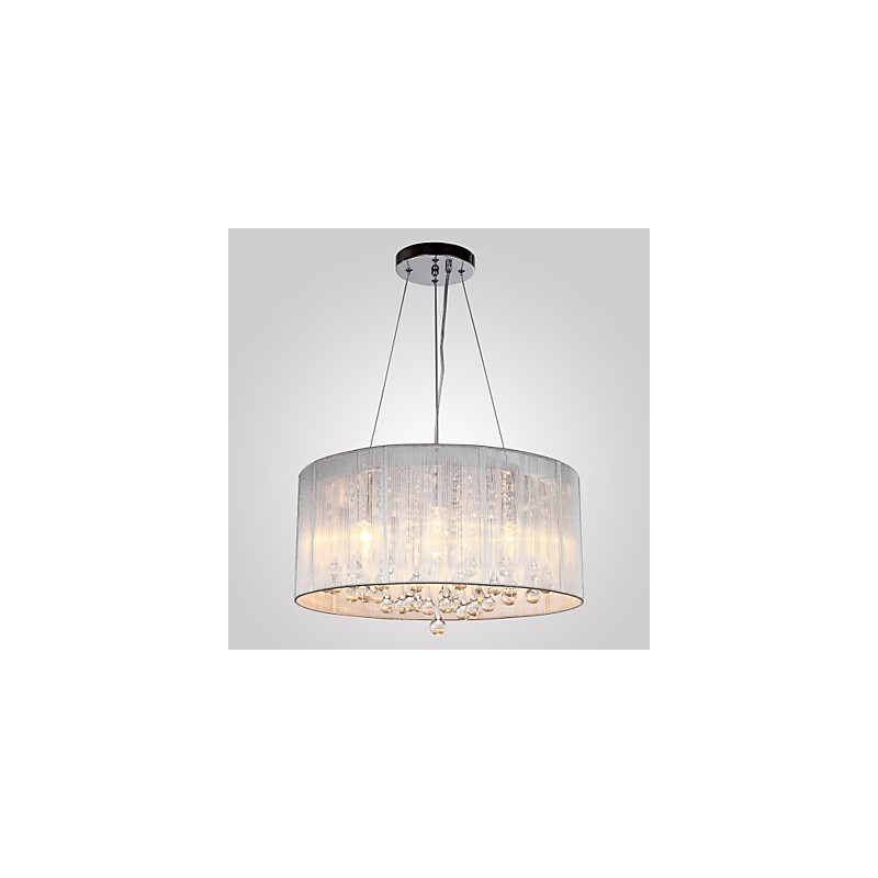 Pendente Tambor Moderno 4 Luzes