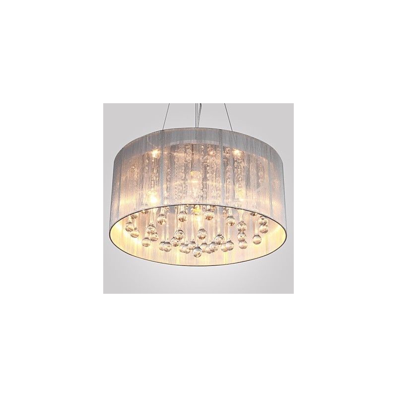Pendente Tambor Moderno 4 Luzes
